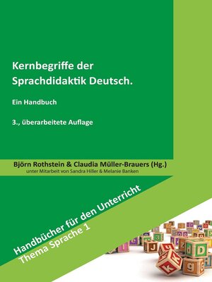 cover image of Kernbegriffe der Sprachdidaktik Deutsch